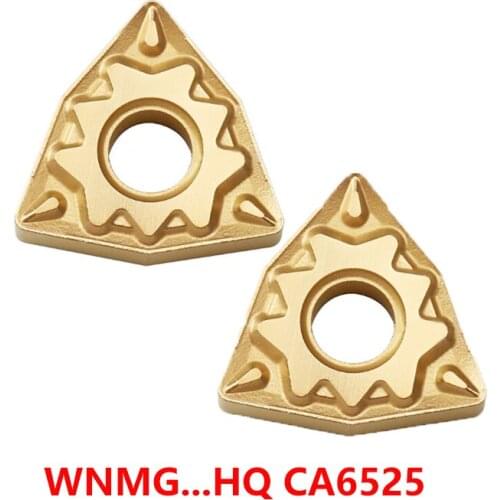 Original Carbide Inserts WNMG080404HQ WNMG080408HQ CA6525 WNMG080404 WNMG080408 HQ WNMG 080404 080408 Lathe Cutter Turning Tools