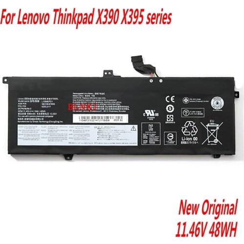 High Quality 11.46V 4080mAh L18M6PD1 L18C6PD1 SB10K97655 02DL019 Laptop Battery For Lenovo Thinkpad X390 X395 series