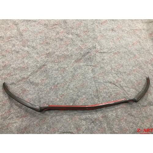 Z-ART dry carbon fiber front lip for Mercedes-benz W205 2015-2017 carbon fiber front chin for C class C200 C300 C43