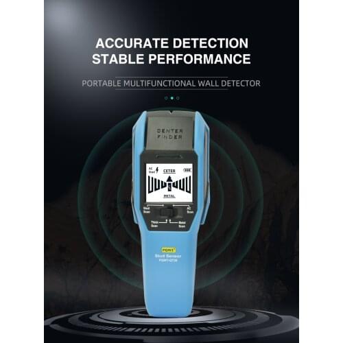 PQWT-QT28 Metal Scanning Detection Stud Sensor Meter Detector Decoration Expert Construction Staff Plumbing Engineer Portable