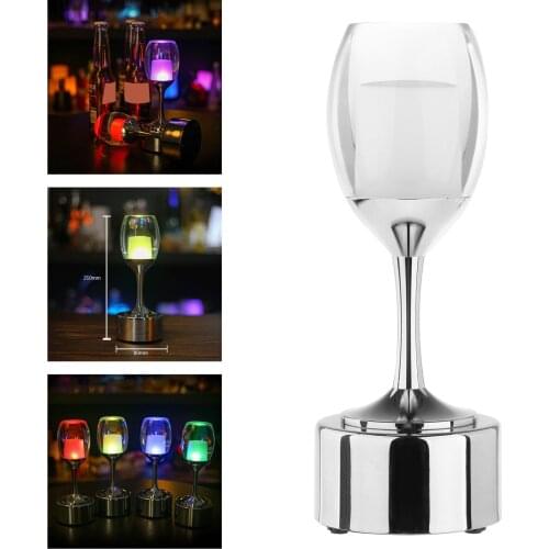 Industrial LED Table Lamp Cordless USB Rechargeable Bedside Nightlight Dining Room Desktop Light Loft Club Cafe Decoration