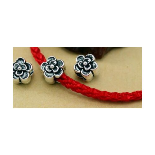 20pcs/lot Tibetan Silver spacer Plum blossom Loose Bead Spacer Beads Connectors for DIY Jewelry Making bracelet gh5d