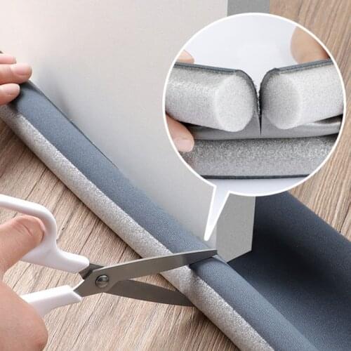 Door Bottom Sealing Strip Guard Wind Dust Threshold Seals Draft Stopper Twin Door Decor Protector Door Seal Wind Shield