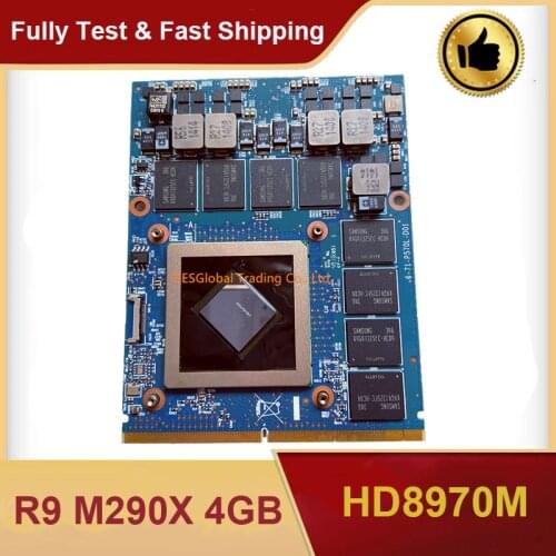 HD 8970M HD8970M R9 M290X GDDR5 4GB 6-71-P570L-D01 Video Graphics Card GPU For Clevo X611 X7200 X8100 P150SM P170SM P375SM