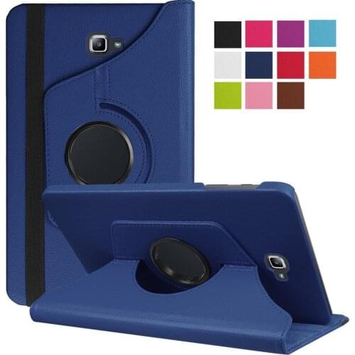 360 Rotating Case for Samsung Galaxy Tab A 10.1 2016 T580 T585 Stand Cover PU Leather Case for Samsung Tab A6 10.1 T580N T580N
