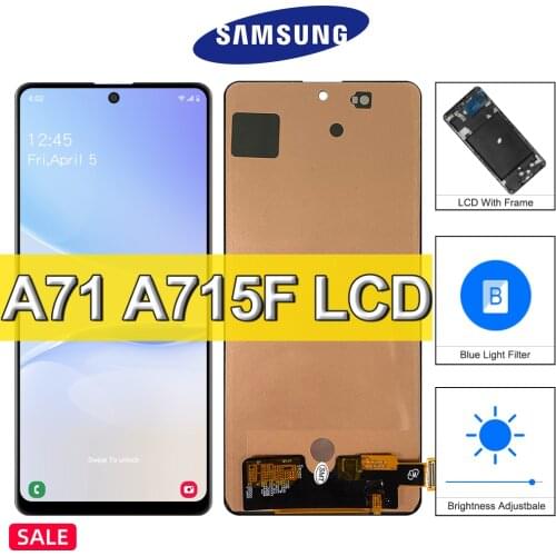 100% Tested For Samsung Galaxy A71 LCD Display Touch Screen Digitizer Assembly With Frame For Samsung A715 A715F A715W A715X
