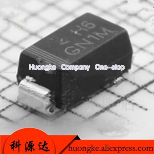 100pcs/LOT GN1M SMA(DO-214AC)ot GN1M SMA DO-214AC IN Stock