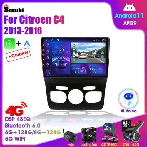 Android 10.0 Car Radio Multimedia Video Player 2 din IPS For Citroen C4 2 B7 2013 - 2016 GPS navigation RDS DSP 48EQ 4G net WIFI