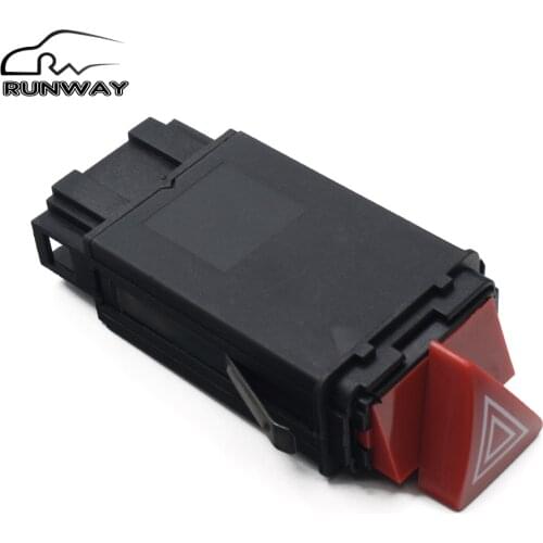 New Auto Part Hight Quality Hazard Light Lamp Switch Dash Button For AUDI A6 C5 1998 1999 2000-2004 4B0 941 509 D 4B0 941 509D