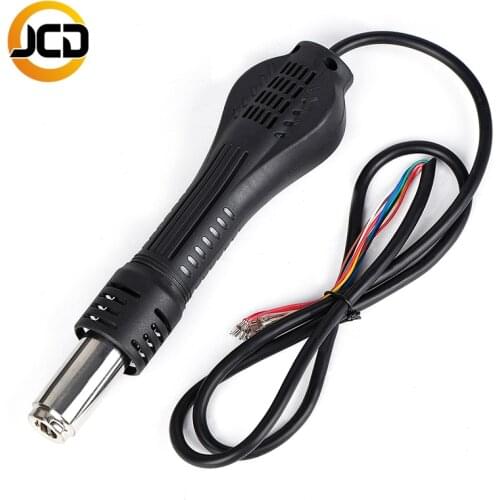QHTITEC Hot Air Gun Replace Handle Desoldering Soldering Heat Gun Handle For 858D 8858 8898 Rework Solder Station Repair Tools
