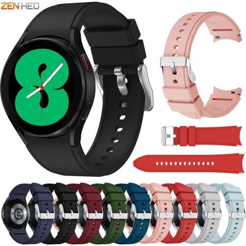 Silicone Strap For Samsung Galaxy Watch 4 Classic 46mm 42mm Replacement Watchband for Samsung Galaxy Watch 4 44mm 40mm