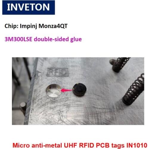 Mold tool management rfid anti-metal tag short range 10cm-1m Impinj Monza4QT Micro PCB passive uhf rfid tag gen2 rfid asset tag