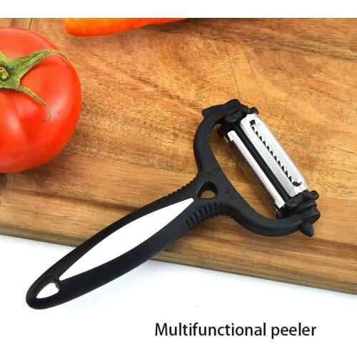Handmade 3-in-1 Rotary Potato Peeling Knife Vegetables and Fruit Peeling Knife Grater Kitchen Gadgets CN(Origin)