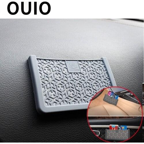OUIO 1Pcs Silica gel Car Carrying Bag Net For Abarth Fiat 500 BMW E60 E36 E34 Mercedes Benz W204 W211 CLA Volvo XC90 V70 S80 S60