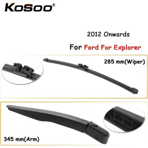 KOSOO Auto Rear Car Wiper Blade For Ford For Explorer,285mm 2012 Onwards Rear Window Windshield Wiper Blades Arm,Car Accessories
