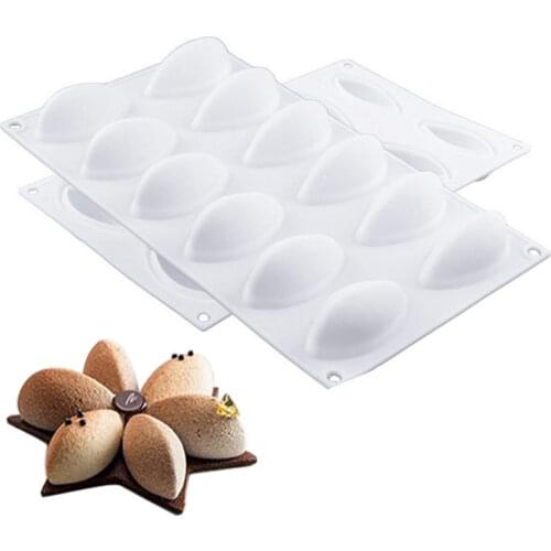 Silicone Mango Shape Cake Decorating Tools Chocolates Mold Quenelles Mold Baking Sugarcraft Desserts Moulds