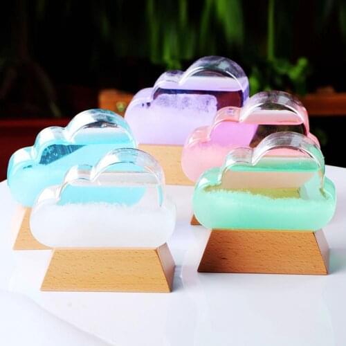 Weathers Station Useful Weathers Station Predictor Cloud Decor Creative Weathers Barometer Smooth Surface for Home