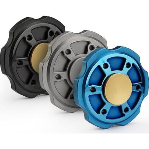 Titanium Flywheel Fidget Spinner Metal Adult Decompression Toy EDC Antistress Hand Gadgets Christmas Gift Free Shipping