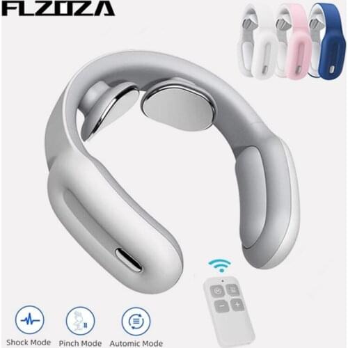 Remote Smart Neck Massager Low Frequency Magnetic Therapy Pulse Pain Relief Relaxation Neck And Shoulder Vertebra Physiotherapy