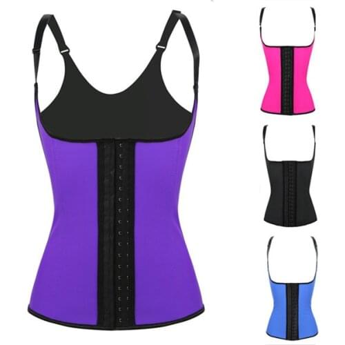 Woman Body Shaper Waist Cincher Latex Corset