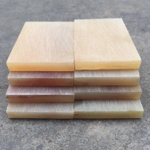 1pcs sheep Horn piece Knife handle patch Engraving material 60x40x3mm 60*40*5mm 70*50*3mm 70*50*5mm