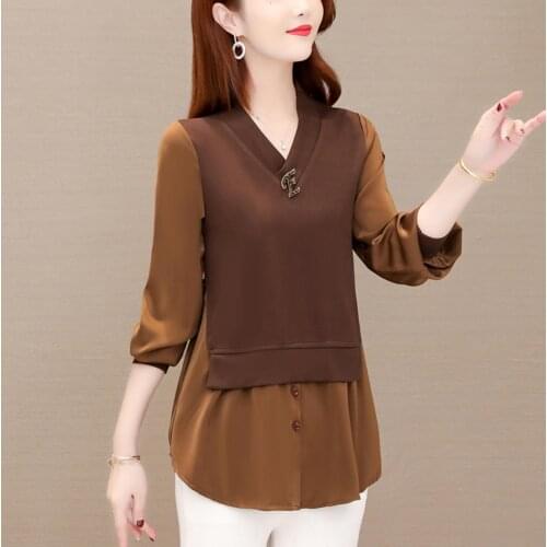 2021 summer Long Sleeve Women Shirts Plus Size 5XL Blouse Print Women Blouse Shirt Fashion Womens Blouses And Tops Office Blouse