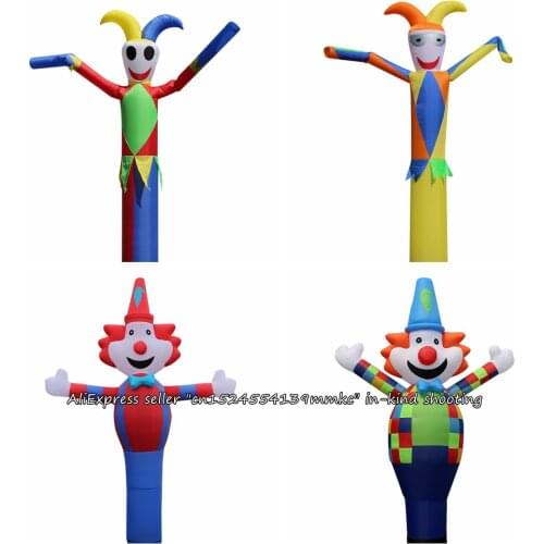 3D 13ft for 45CM Blowe Air Dancer Sky Dancer Inflatable Tube Clown Dance Puppet Wind Inflatable Advertising Bouncy Castle