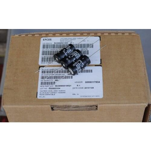 Free Shipping B43698S6106Q1 B43698S6106-Q1 10UF 500V 14mm*30mm Aluminum Electrolytic Capacitors