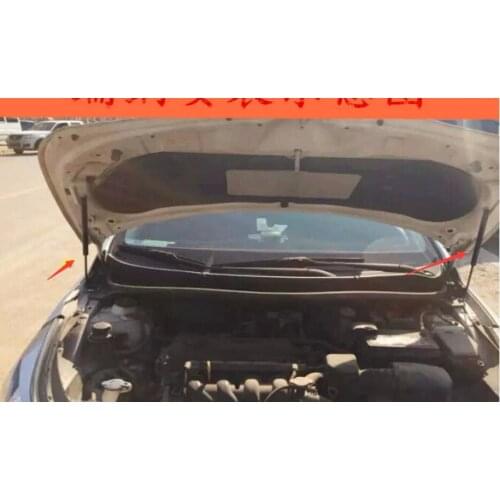 For Hyundai Verna Solaris 2014 2015 2016 two sides Auto Bonnet Hood Gas Struts Shock Struts Lift Supports