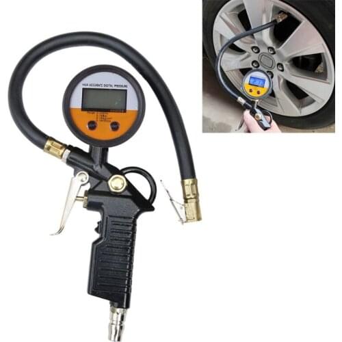 220psi Car Auto Tire Air Pressure Gauge for Motorcycle Car Suv Inflator Pumps Tools Tire Repair Pressure Type Gun