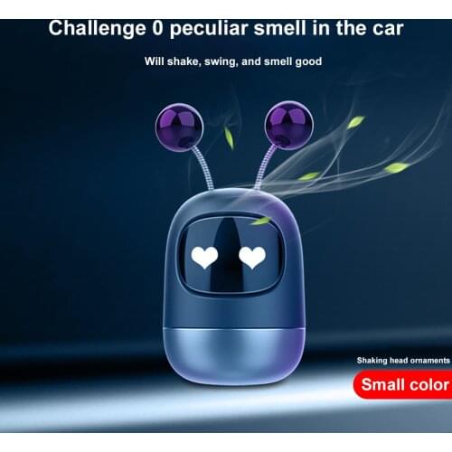 Car Air Freshener Auto Creative Mini Robot Air Vent Clip Parfum Flavoring Ventilation Outlet Aromatherapy Deodorant Car Interior