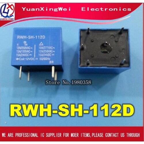 Free shipping 10pcs RWH-SH-112D 12V GOODSKY new original relay for 100% New original