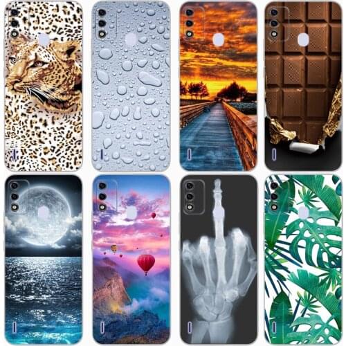 For Itel A33 for Itel A36 Case Rose Wolf Cute Patterned Cover Soft Silicon Phone Case for Itel A37 for Itel A48 Top Quality