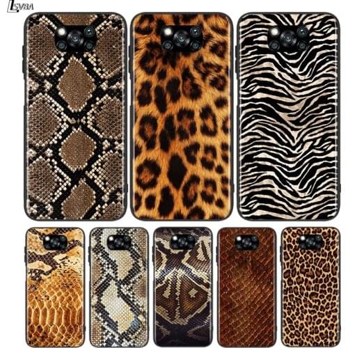 Black Cover New Leopard Print for Xiaomi Mi Mix 3 A3 A2 A1 Poco M3 M2 C3 X3 X2 NFC F2 F1 CC9 CC9E Pro Phone Case