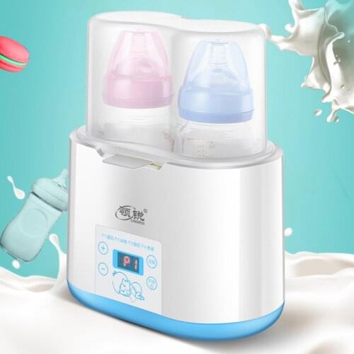 Baby bottle disinfection fast warm milk & sterilizers 2 in 1 multi-function automatic intelligent thermostat baby bottle warmers