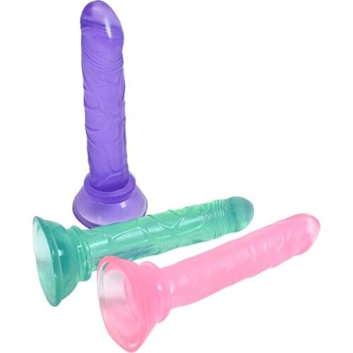 Erotic Bullet Big Realistic Dildo Anal Butt Plug Strap On Big Penis Suction Cup No Vibrator Toys For Adult Sex Toys For Woman
