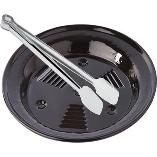 Közmatik Practical Vegetable Gather Round Pan Black Közlemeç Kitchen Baking Pan Real Embers Taste