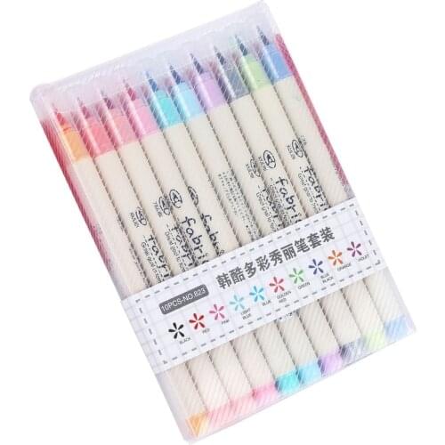 Highlighter color DIY Metallic Waterproof Permanent Paint Marker Pens For Drawing Students Supplies Marker Craftwork Pen