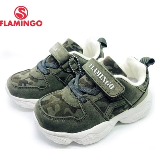 FLAMINGO Fashion Breathable Hook&Loop Spring Orthotic Outdoor Casual Kids Shoes for Boy Size 24-30 Free Shipping 201K-NQ-1620/21