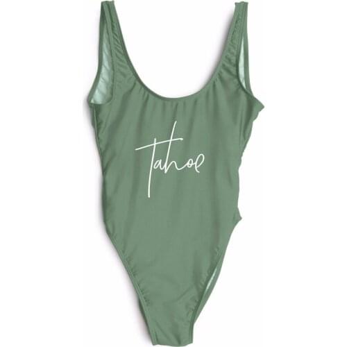 New bodysuit suit TAHOE swimwear women one piece bathing suit bodysuit high waist mesh bodysuit funny bodysuits