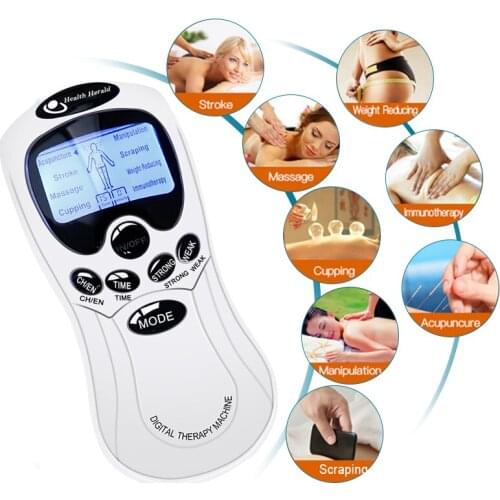 Muscle Relax Body Slimming Pulse Massage Acupuncture Stimulator Digital Electronic Therapy Massager Physiotherapy Apparatus