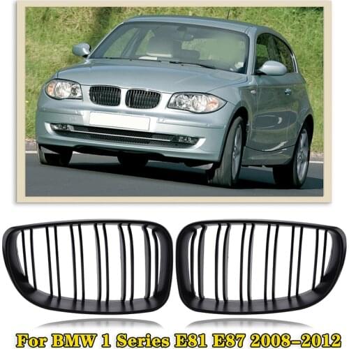Car Front Bumper Kidney Grille Grill Fit For BMW 1-Series E81 E82 E87 E88 2008-2012 Modified Part Car Accessories