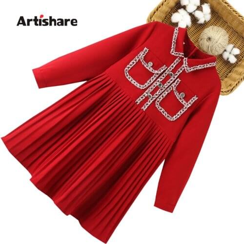 Big Girls Dress Plaid Pattern Girl Dress Spring Autumn Children Dress Casual Style Girl Costume 6 8 10 12 14