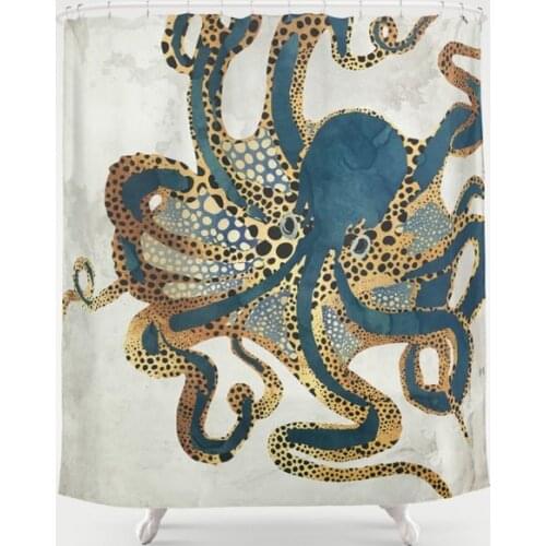 Underwater Dream Shower Curtain Waterproof Bathroom Decorations Polyester Bathroom Shower Curtain