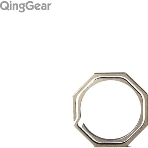 QingGear KeyRing1 Titanium Split Key Organizer Lightweight Hanging Knot Key Tool multifunctional pocket tool