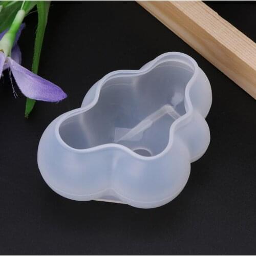97QE Silicone Mold 3D Cloud Cute DIY Epoxy Resin Crafts Jewelry Making Cake Decoration Home Landscape Fondant Chocolate Gifts