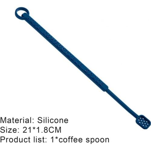 Stirring Stick Durable Long Handle Silicone Creative Coffee Stirrer for Home