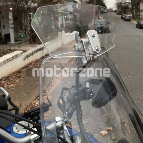 Airflow Adjustable Windscreen Wind Deflector Universal Motorcycle Windshield for Triumph Aprilia Victory All Windshield