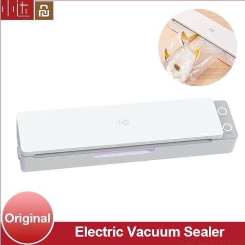 Xiaoda Vacuum Sealing Machine Household Kitchen Food Package Sealing Keep Fresh Dry Wet Food Saver Electric Vacuum Sealer