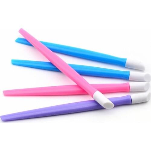 1PC Sticks Nail Cuticle Pusher Remover Manicure Orange Stick Nail Care Tools Random Color